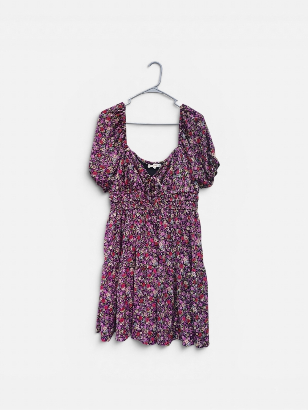 XL Boho Floral Print Dress